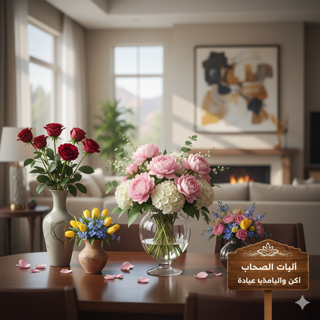فازات وباقات ورد